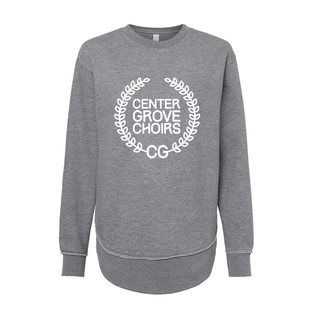 Center Grove Choir Light Grey Women's Crewneck