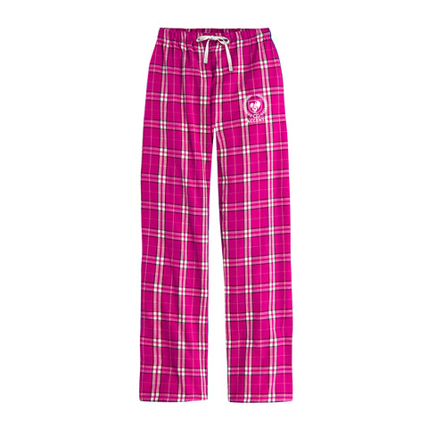 Accents Women's Fuchsia Flannel Pants