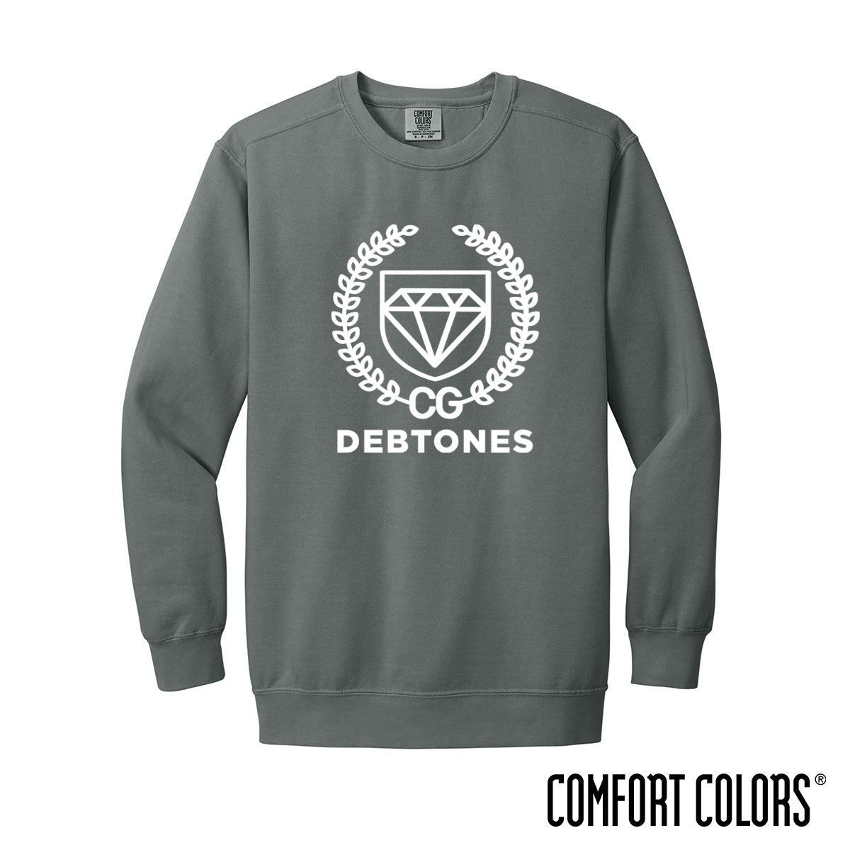 Debtones Grey Logo Crewneck