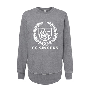 Center Grove Singers Light Grey Women's Crewneck