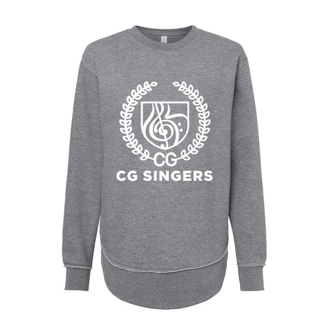 Center Grove Singers Light Grey Women's Crewneck
