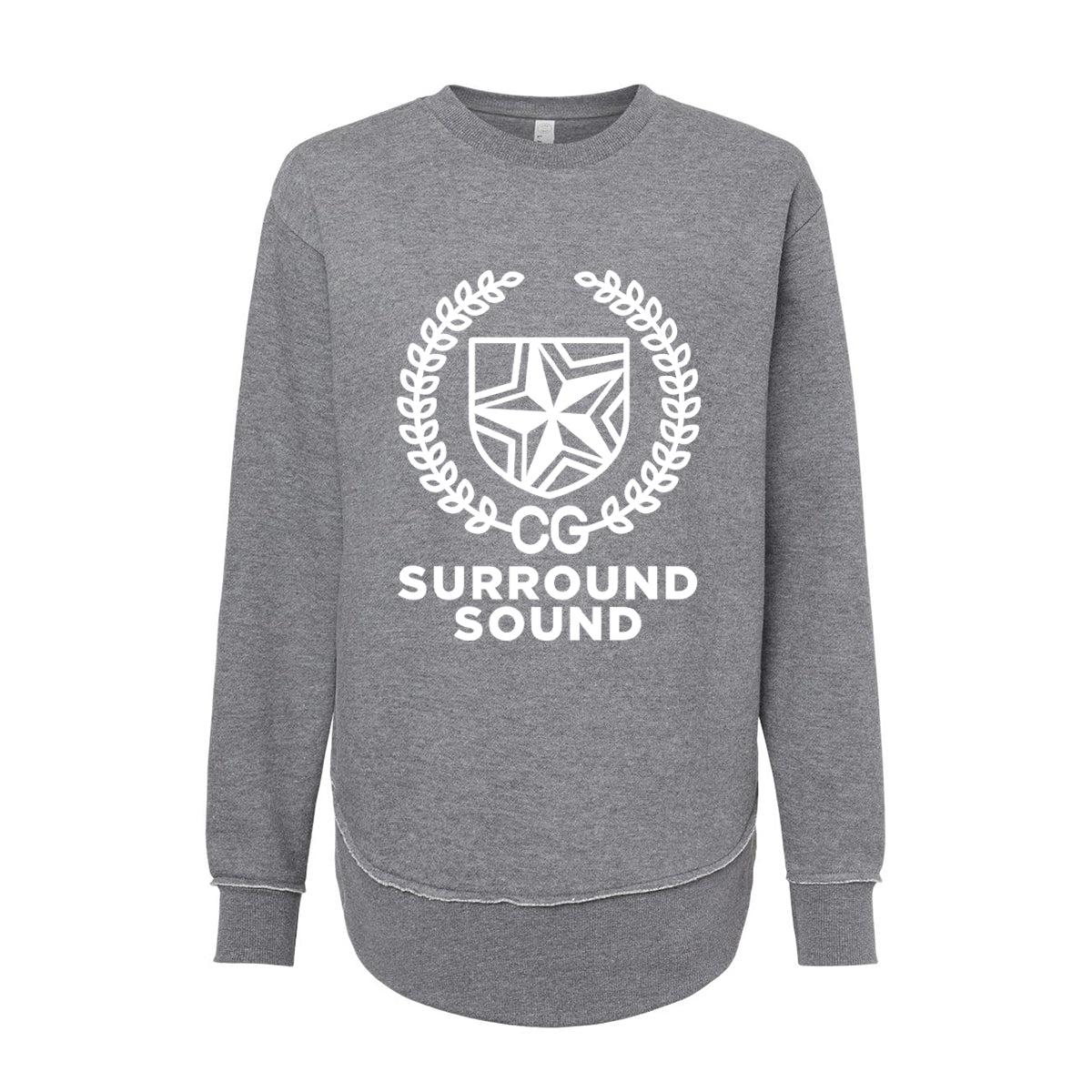 Surround Sound Light Grey Women's Crewneck