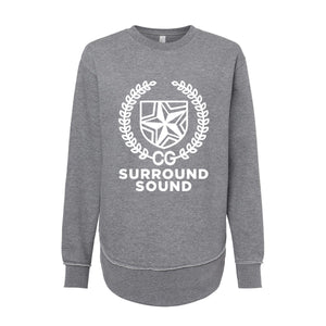 Surround Sound Light Grey Women's Crewneck