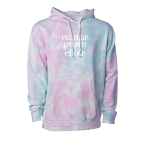 Center Grove Choir Cotton Candy Tie Dye Hoodie