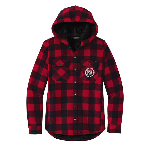 Center Grove Choir Ladies Red Plaid Flannel