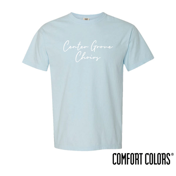Center Grove Choir Comfort Colors Simple Script Short Sleeve Tee