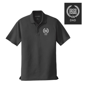Center Grove Choir Personalized Black Crest Polo