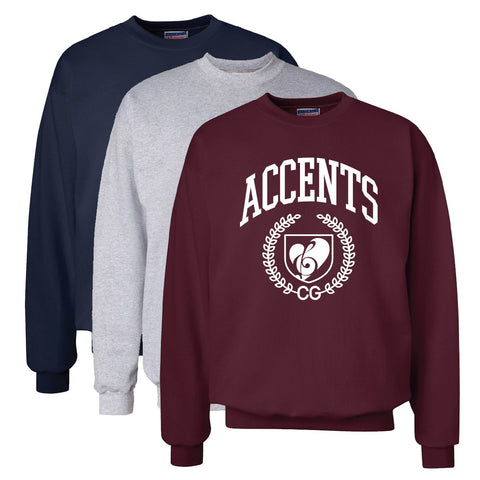 Accents Varsity Crewneck