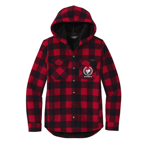 Accents Ladies Eddie Bauer Red Plaid Flannel