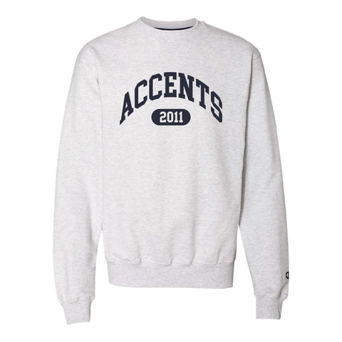 Accents Gray Champion Crewneck Sweatshirt