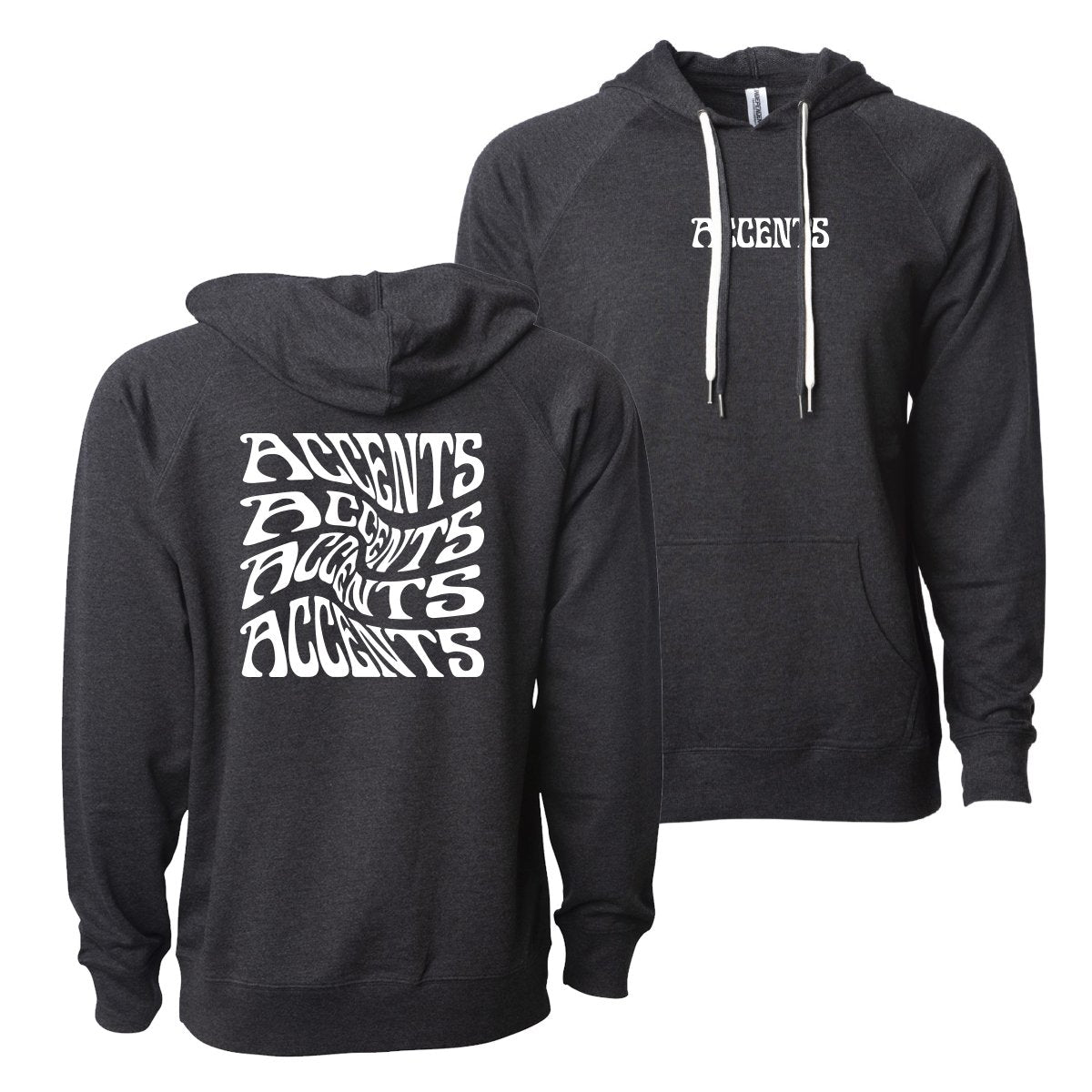 Accents Charcoal Wave Hoodie