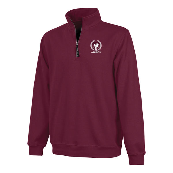 Accents Maroon Quarter Zip