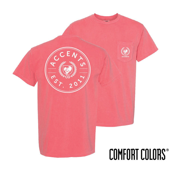 Accents Comfort Colors Pocket Badge Short Sleeve Tee