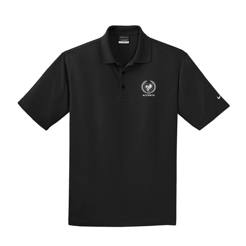 Accents Black Nike Polo