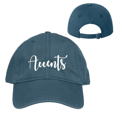 Accents Vintage Blue Ball Cap