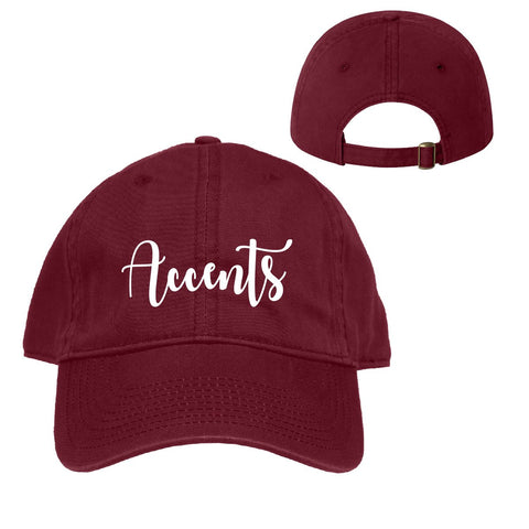 Accents Maroon Ball Cap