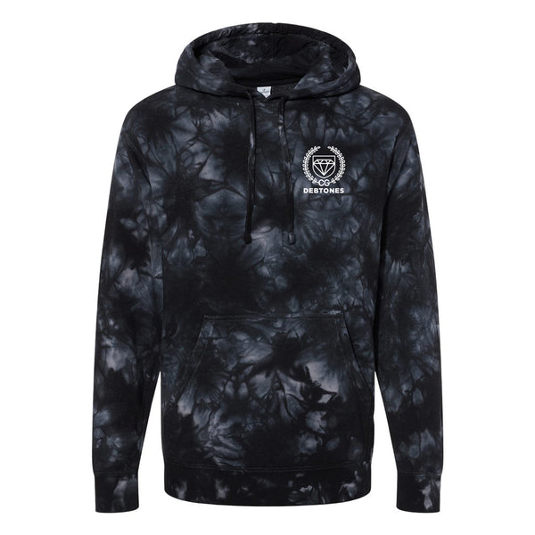Debtones Black Tie Dye Hoodie