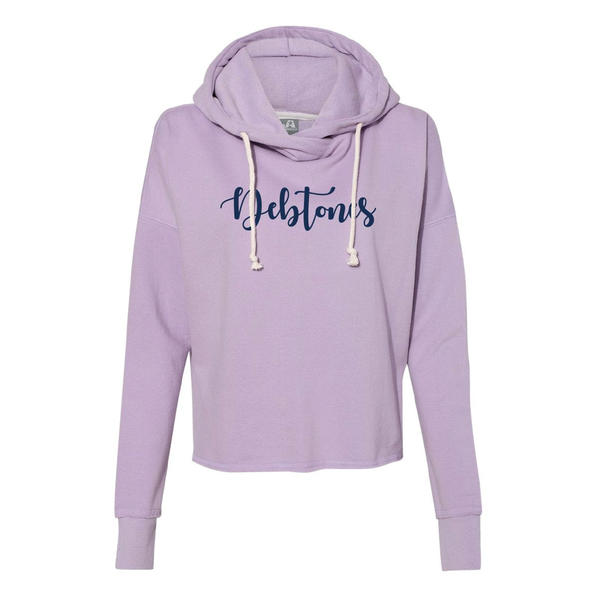 Debtones Violet Script Hoodie