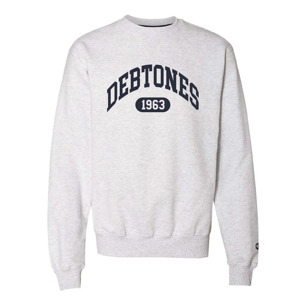 Debtones Gray Champion Crewneck Sweatshirt
