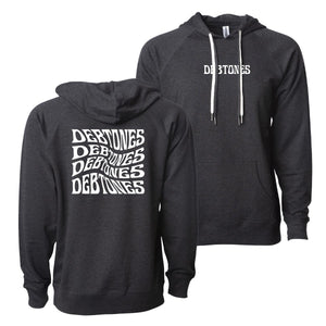 Debtones Charcoal Wave Hoodie