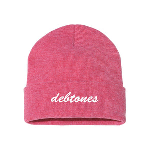 Debtones Red Classic Knit Beanie