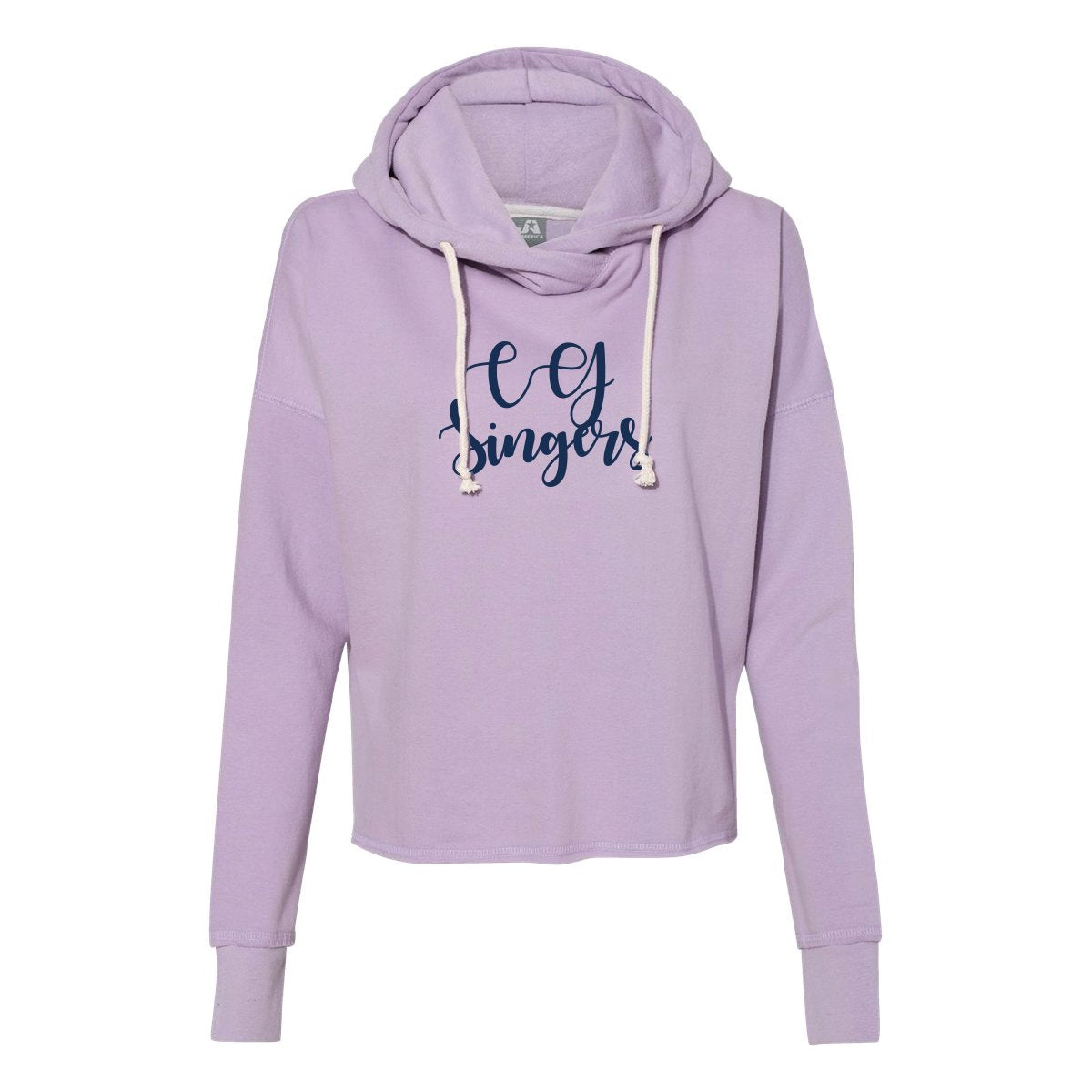 Center Grove Singers Violet Script Hoodie