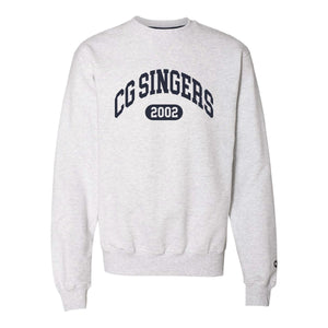 Center Grove Singers Gray Champion Crewneck Sweatshirt