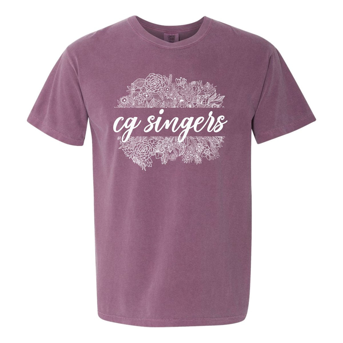 Center Grove Singers Comfort Colors Floral Tee