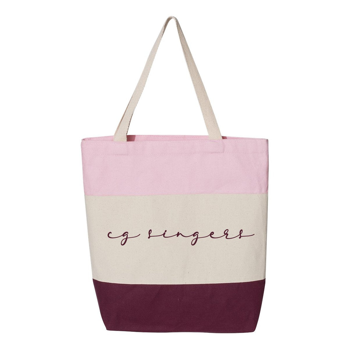 Center Grove Singers Pink Tote