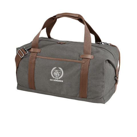 Center Grove Singers Canvas Duffel