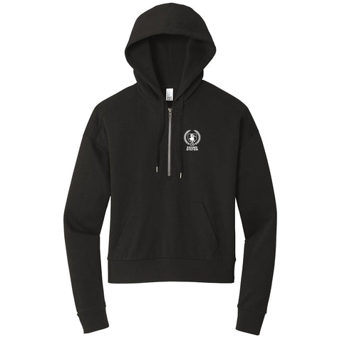 Sound System Women's Triblend 1/2 Zip Pullover