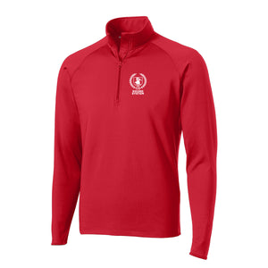 Sound System Red Performance 1/2 Zip Pullover