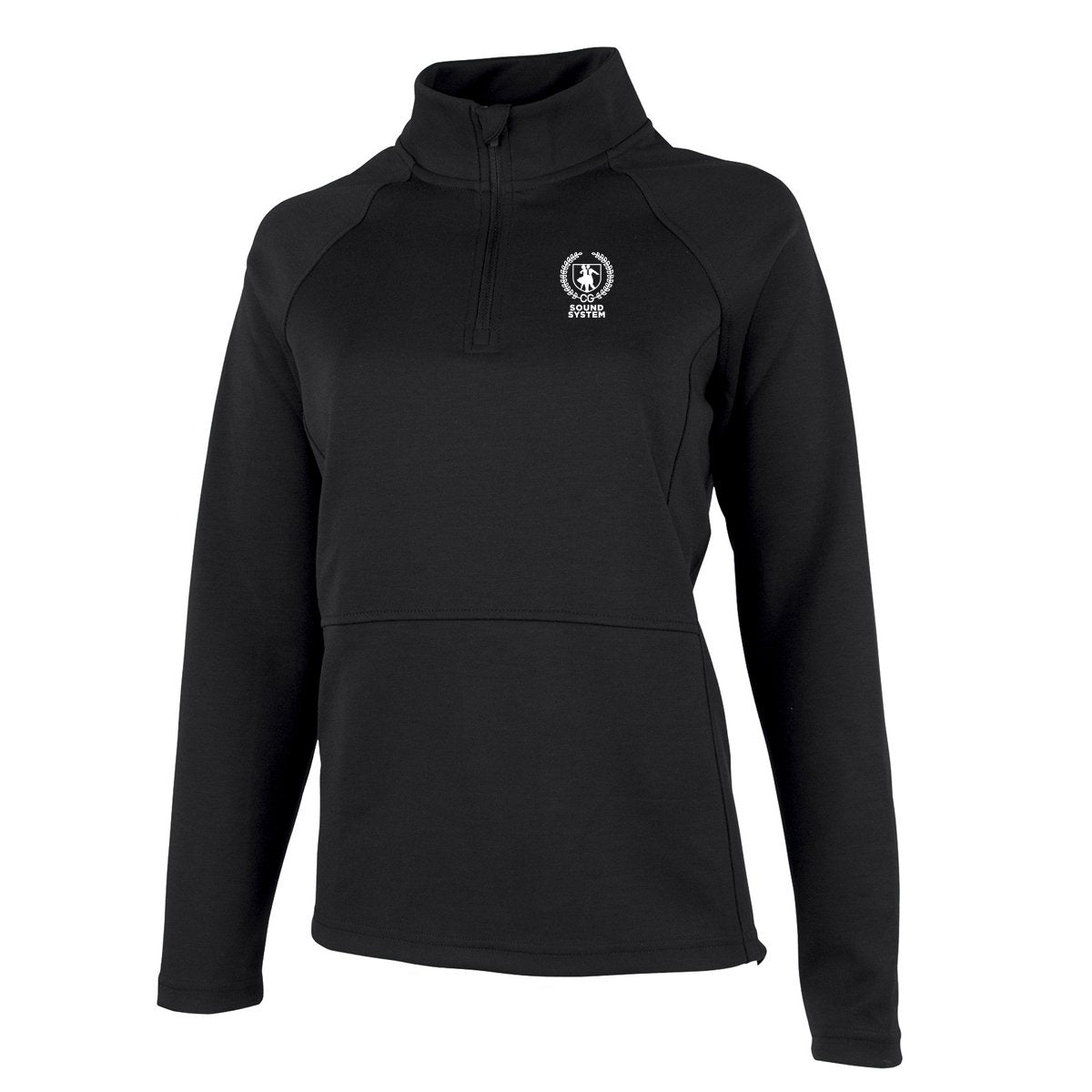 Sound System Color Black Women's Quarter Zip