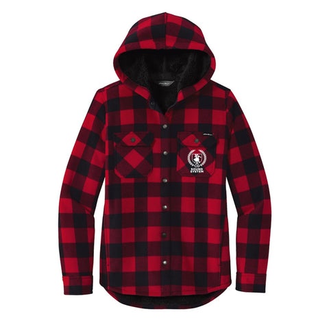 Sound System Color Ladies Red Plaid Flannel