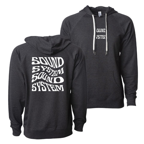 Sound System Color Charcoal Wave Hoodie