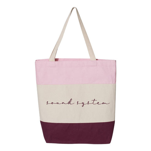 Sound System Pink Tote