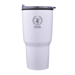 Sound System 30oz White Tumbler