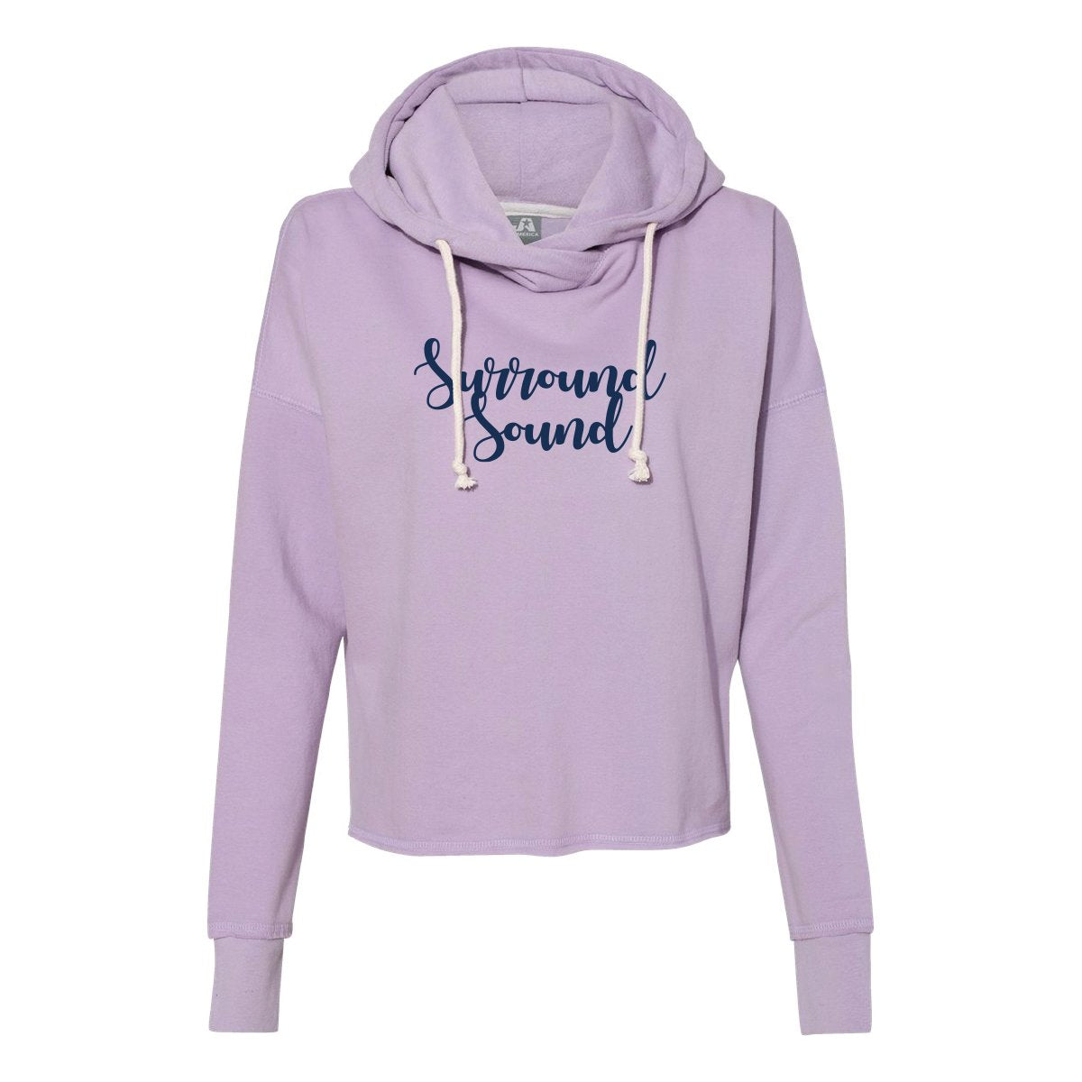 Surround Sound Violet Script Hoodie