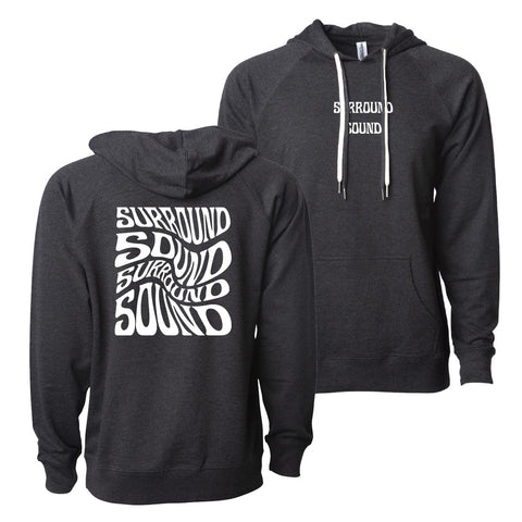 Surround Sound Charcoal Wave Hoodie