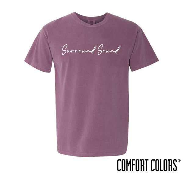 Surround Sound Comfort Colors Simple Script Short Sleeve Tee