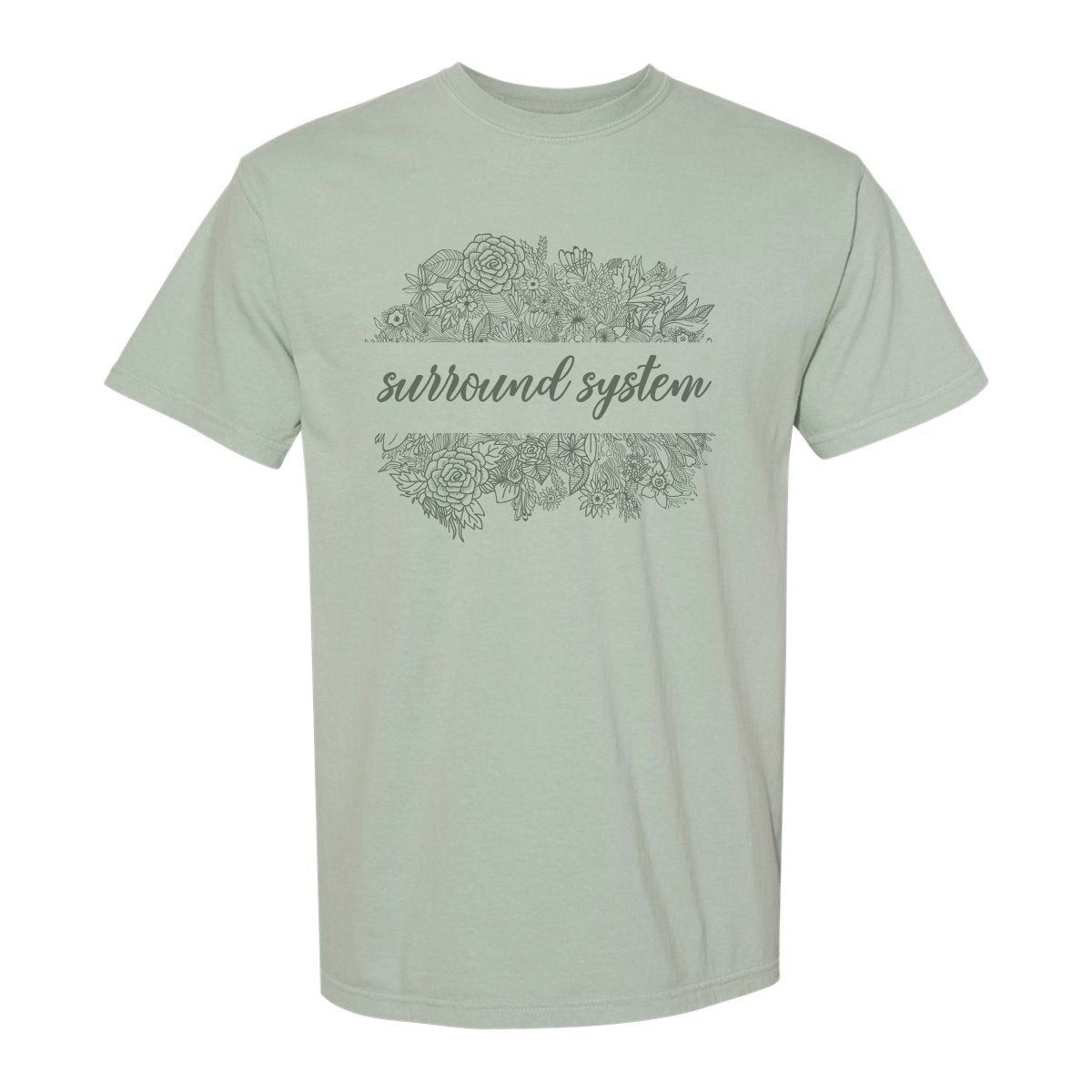 Surround Sound Comfort Colors Floral Tee
