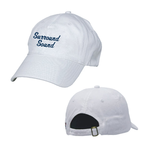 Surround Sound White Ball Cap