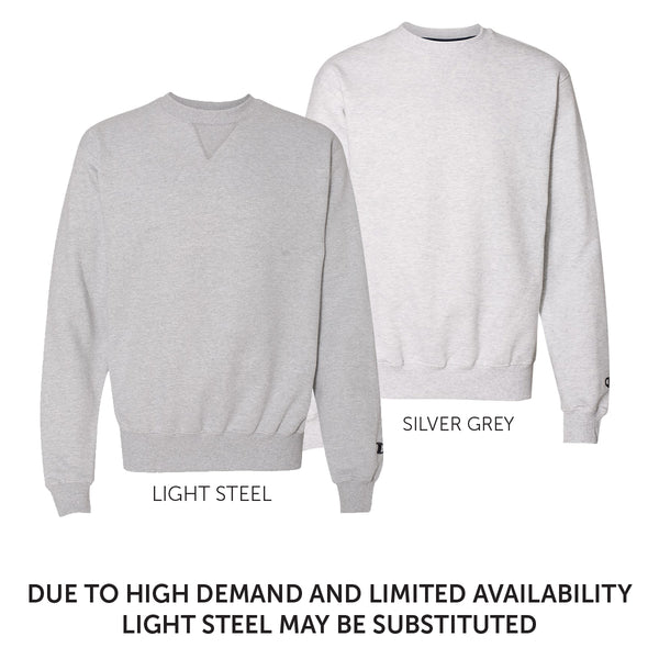 Center Grove Singers Gray Champion Crewneck Sweatshirt